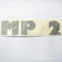 Etiqueta engomada de encargo del vinilo que imprime pegatinas troqueladas del vinilo con la película de la transferencia